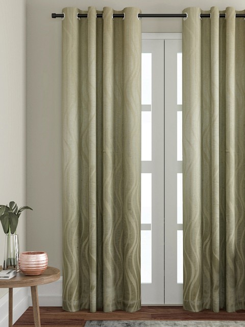 

VRINDA Green Single Door Curtains