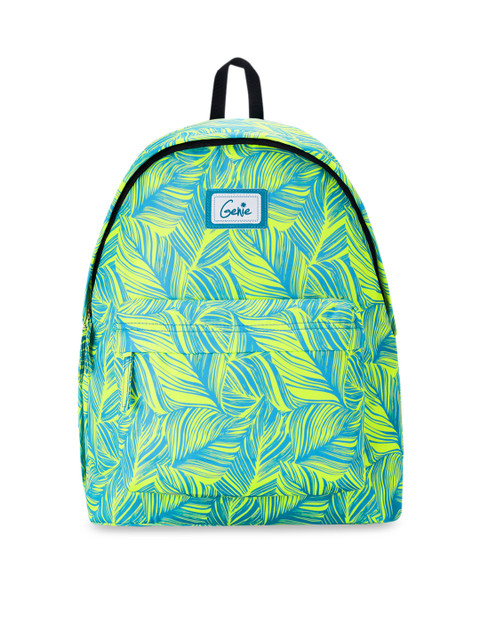 

Genie Unisex Blue & Yellow Printed 16 inches Medium Backpack