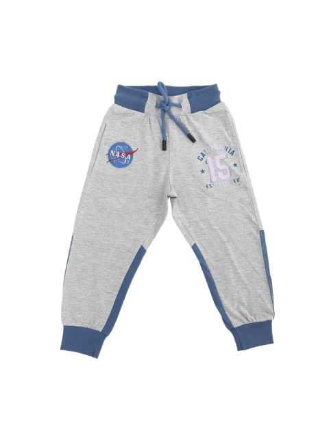 

Stupid Cupid Boys Grey Solid Joggers