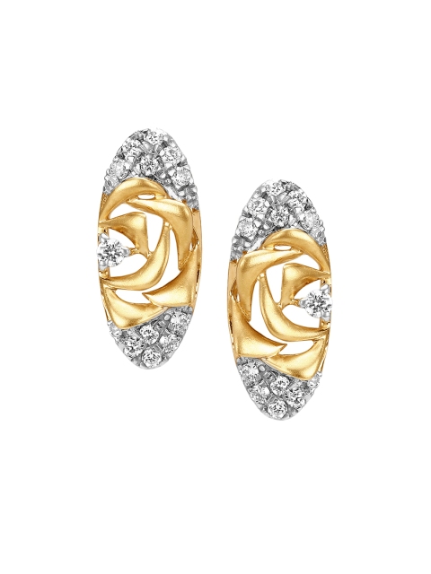 

Mia by Tanishq 14KT Yellow Gold Diamond Stud Earrings