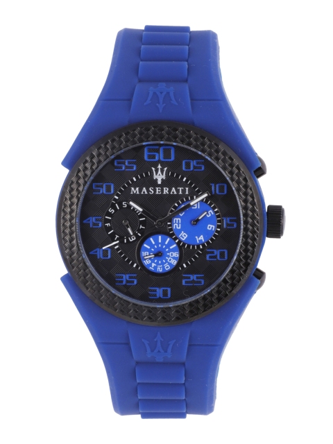 

Maserati Men Black Analogue Watch