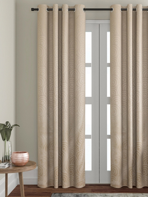 

VRINDA Cream-Coloured Single Door Curtain