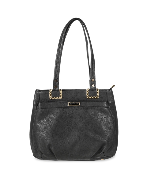 

Mochi Black Solid Shoulder Bag