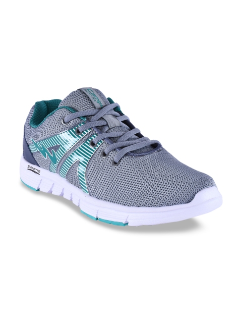 

Campus Women Grey Mesh Running Shoes