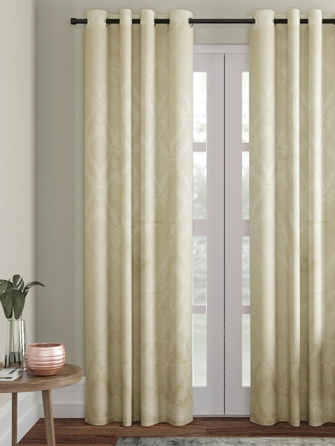 

Soumya Cream-Coloured Single Long Door Curtain