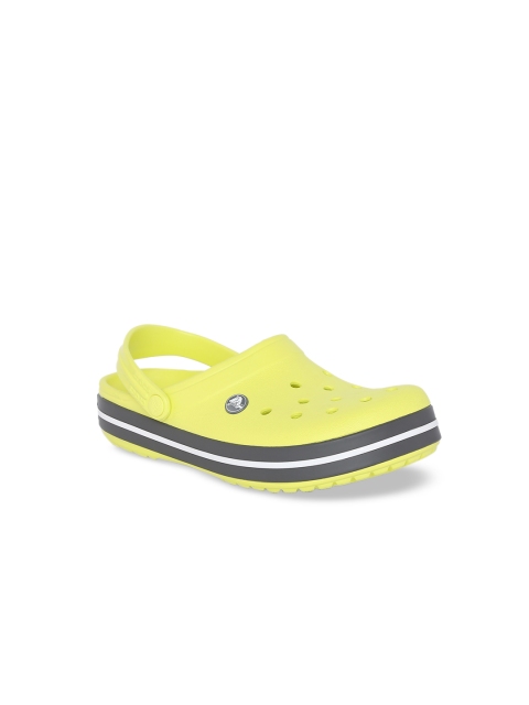 

Crocs Unisex Yellow Solid Clogs