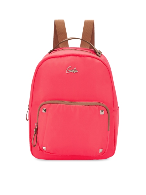 

Genie Unisex Pink 15 inches Solid Small Backpack