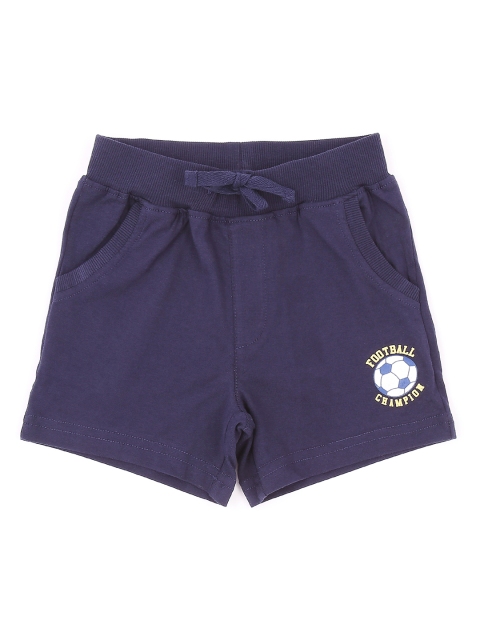 

Pantaloons Baby Boys Navy Blue Solid Regular Fit Regular Shorts