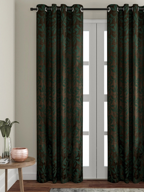 

VRINDA Green Single Door Curtain