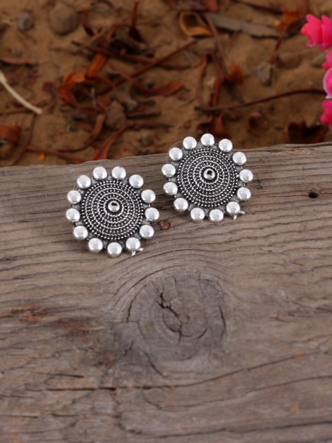 

Silvermerc Designs Silver-Plated Circular Studs
