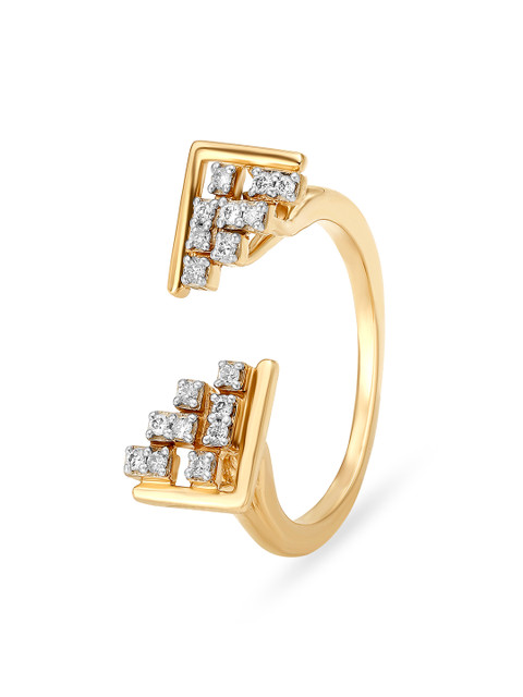 

Mia by Tanishq Gold Diamond Finger Ring, Yellow