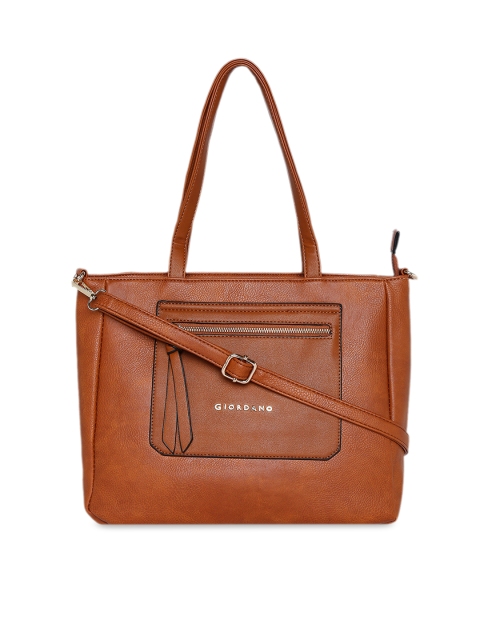

GIORDANO Brown Solid Shoulder Bag