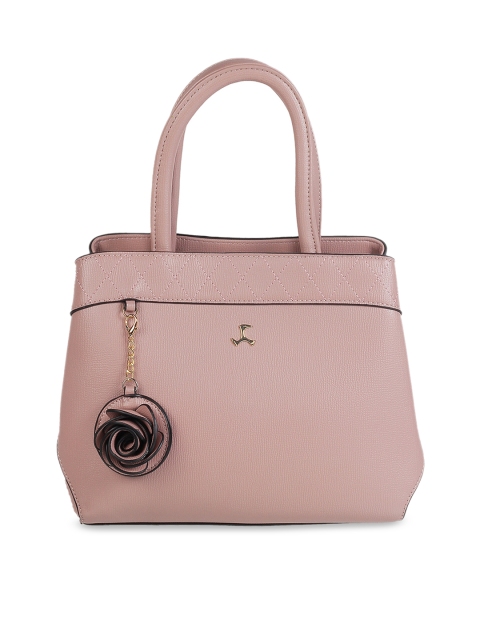

Mochi Pink Solid Handheld Bag