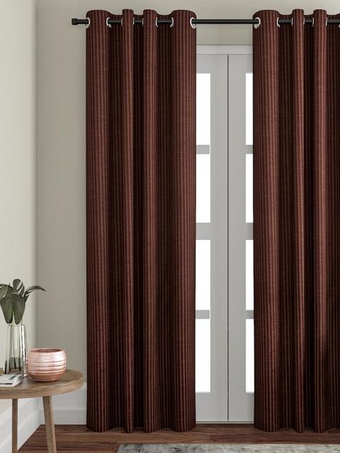 

VRINDA Brown Door Curtain