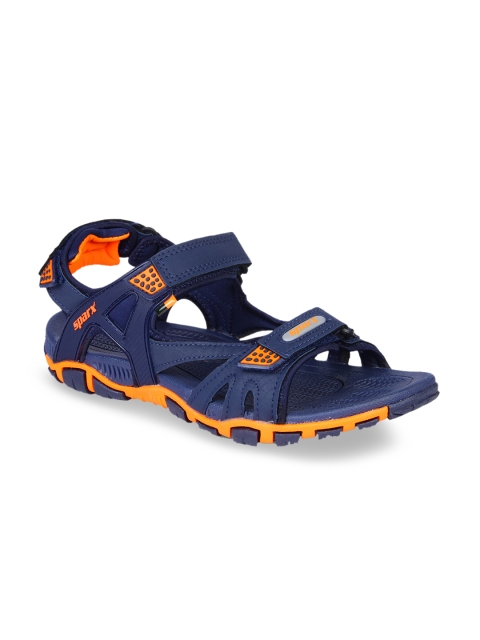 

Sparx Men Navy Blue & Navy Blue Sports Sandals