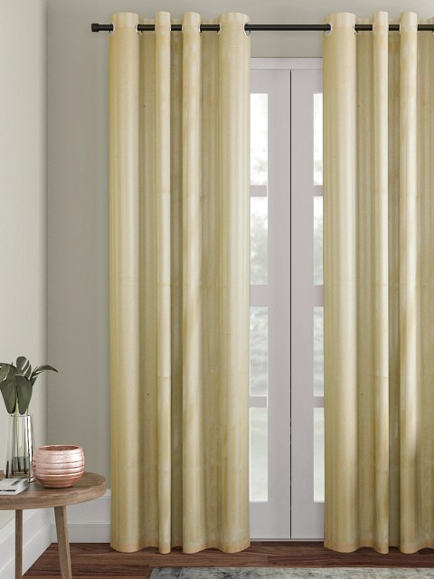 

Soumya Cream-Coloured Single Long Door Curtain