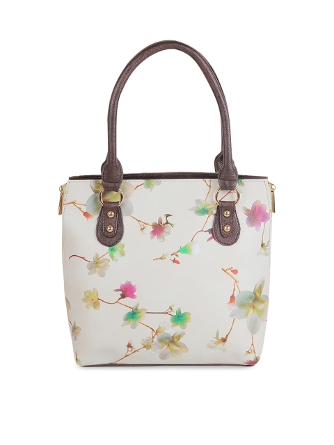 

Mochi Off-White Printed Handheld Bag