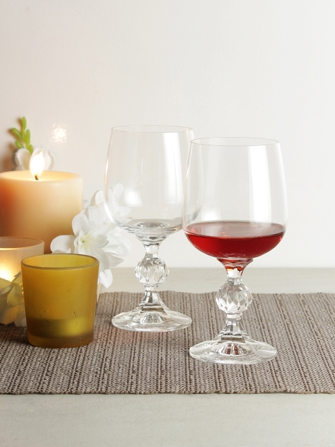 

Bohemia Crystal Set of 6 Claudia Wine Glasses 230ml, Transparent