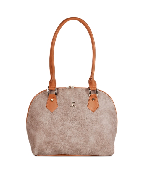 

Mochi Beige Solid Shoulder Bag