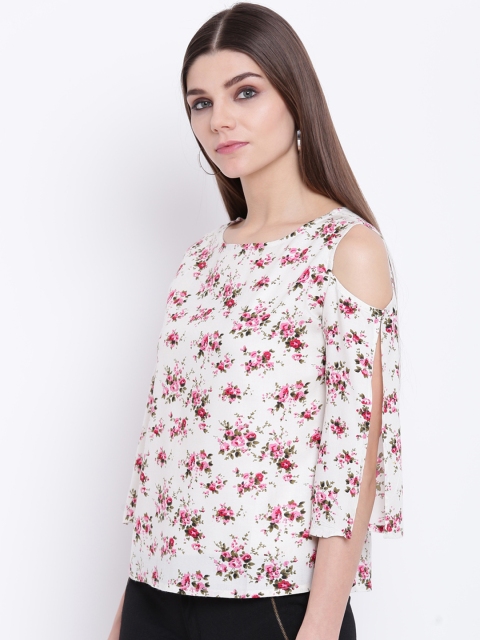 

Khushal K Women White Printed Top