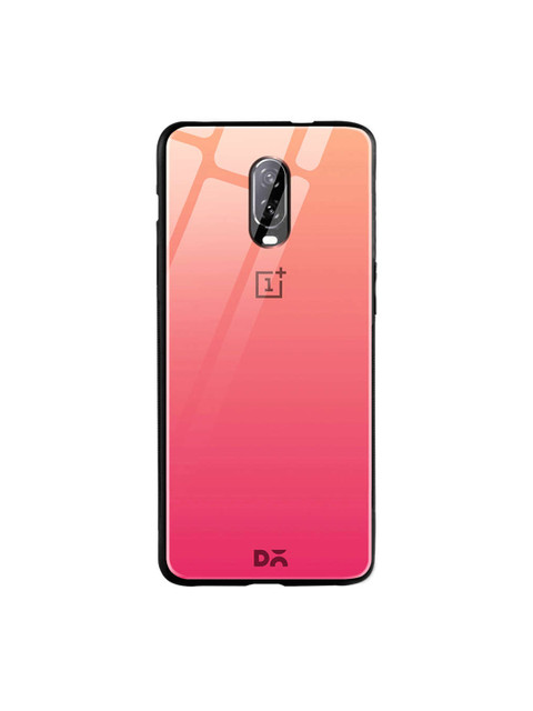 

DailyObjects Pink One Plus 6T Glass Case Cover