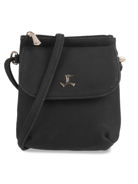 

Mochi Black Solid Sling Bag