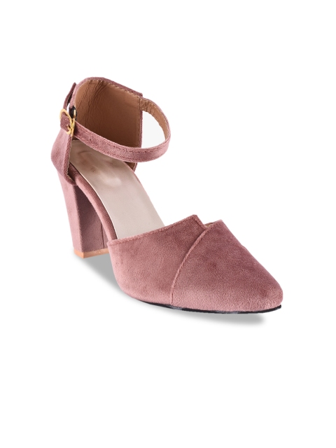 

BuckleUp Women Maroon Solid Pumps