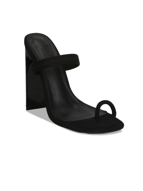 

Truffle Collection Women Black Solid Heels