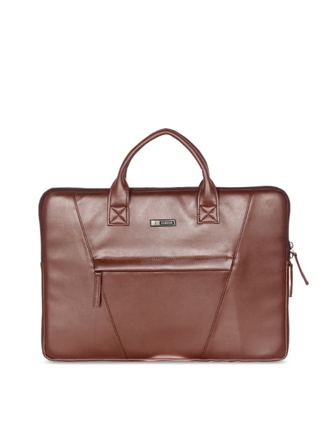 

ESBEDA Unisex Brown Solid Laptop Sleeve