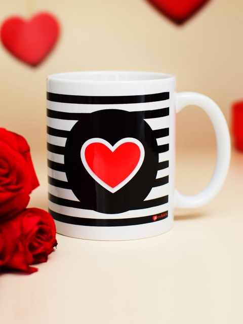 

Archies Love Gifts White & Black Ceramic Mug for Valentine