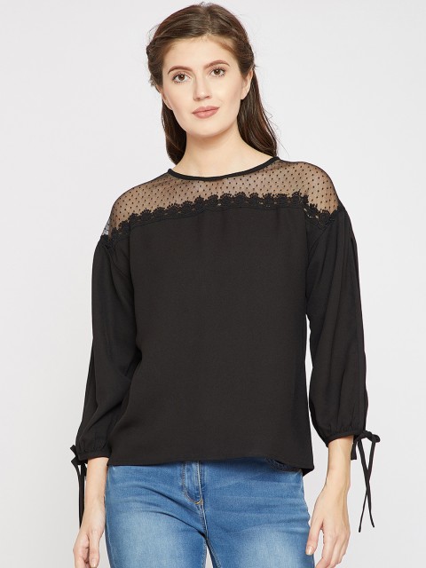 

RARE Women Black Solid Top