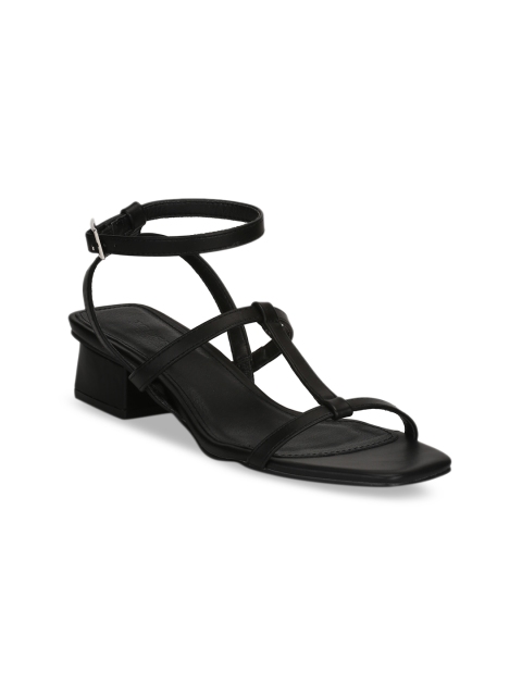 

Truffle Collection Women Black Solid Sandals