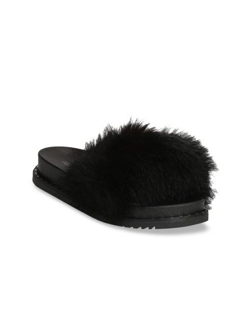 

Truffle Collection Women Black Open Toe Flats