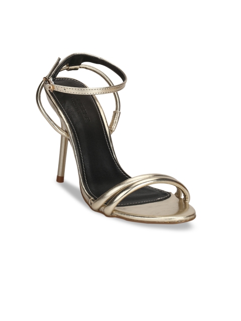 

Truffle Collection Women Gold-Coloured Solid Heels
