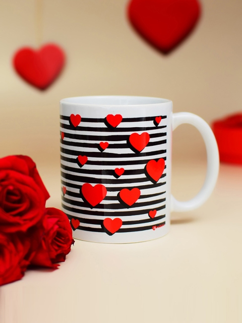

Archies Love Gifts White & Black Ceramic Mug for Valentine