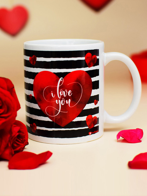 

Archies Love Gifts White & Black Ceramic Coffee Mug