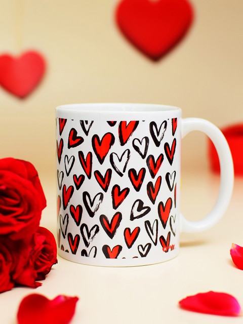 

Archies Love Gifts White & Red Printed Ceramic Mug