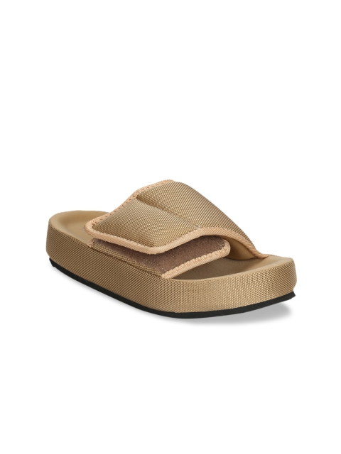 

Truffle Collection Women Beige Textured Flatforms