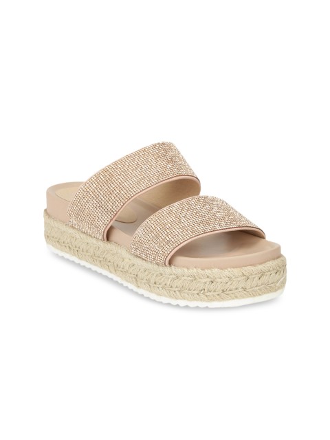 

Truffle Collection Women Beige Textured Heels
