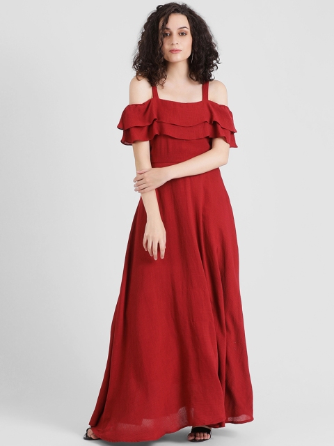

Zink London Women Red Maxi Dress
