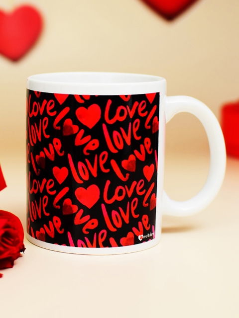 

Archies Love Gifts White & Red Printed Ceramic Mug
