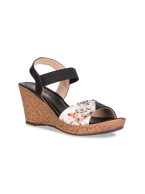 

Kraft Cellar Women Black & Brown Printed Heels