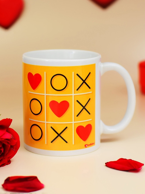 

Archies Love Gifts White & Yellow Printed Ceramic Mug