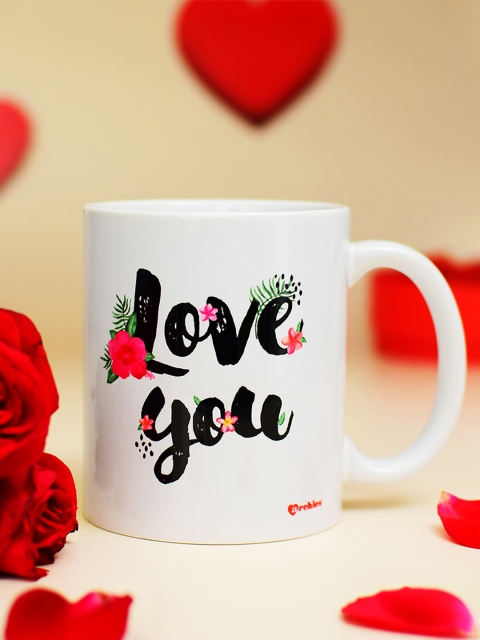 

Archies Love Gifts White & Black Printed Ceramic Coffee Mug