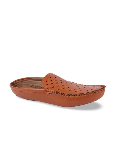 

FAUSTO Men Tan Brown Loafers