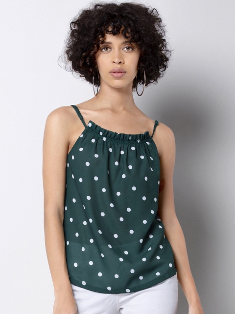

FabAlley Women Green Printed Top