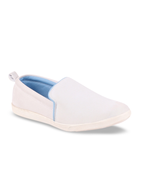

FAUSTO Men White Slip-On Sneakers