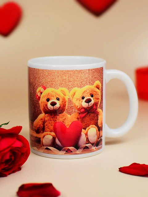 

Archies Love Gifts White & Red Printed Coffee Mug