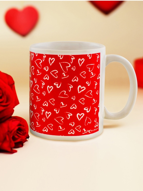 

Archies Love Gifts Red & White Printed Coffee Mug