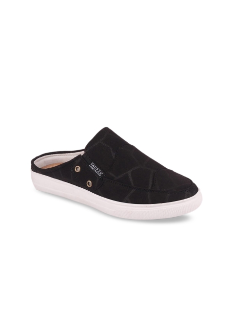 

FAUSTO Women Black Slip-On Sneakers